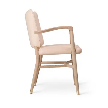 VLA61 Monarch chair karmstol - Oljad ek-Sif 90 läder - Carl Hansen & Søn