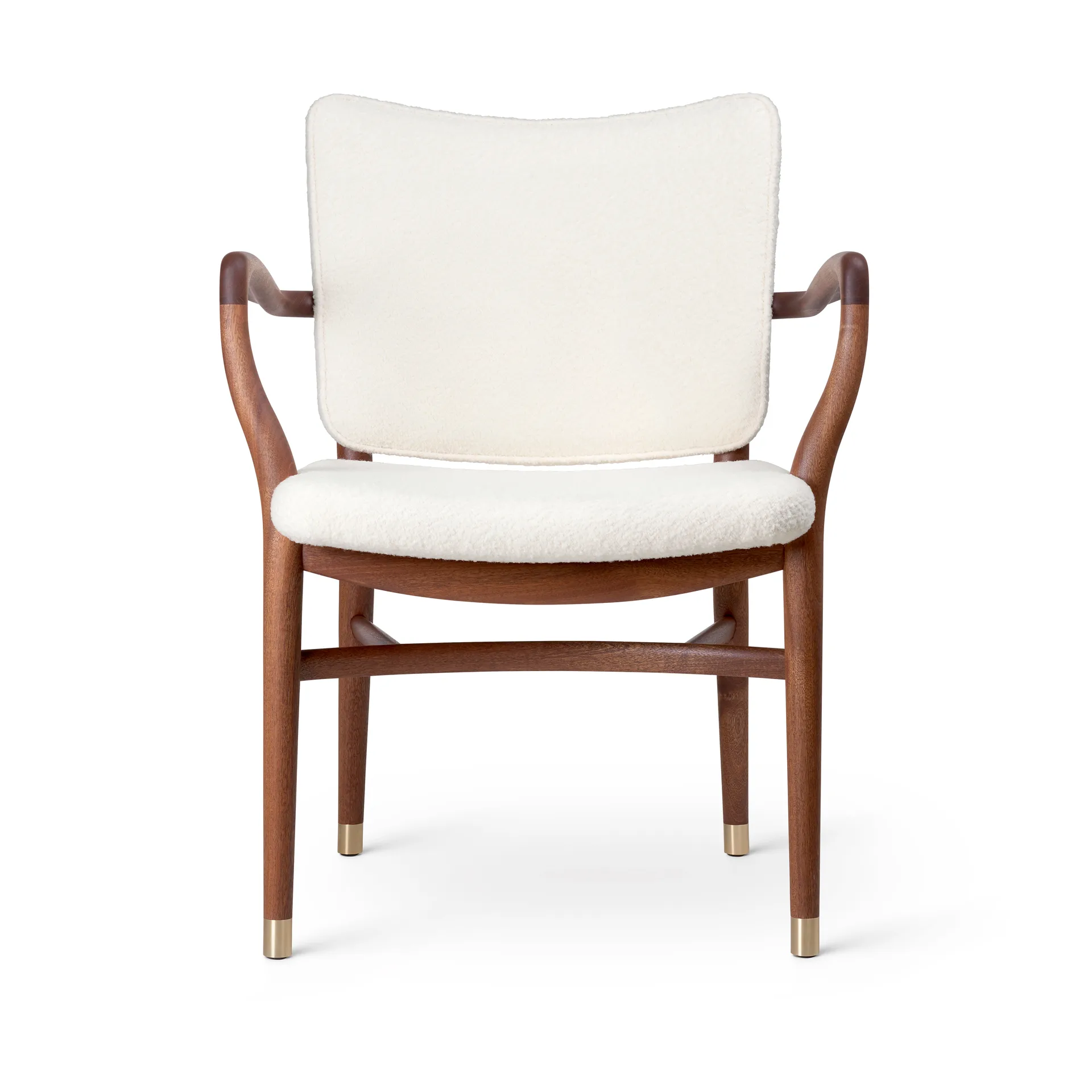 VLA61 Monarch chair karmstol, Oljad mahogny-Baru 0200 Carl Hansen & Søn
