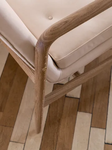 VLA77 Foyer soffa - Oljad ek-sif 90 läder - Carl Hansen & Søn