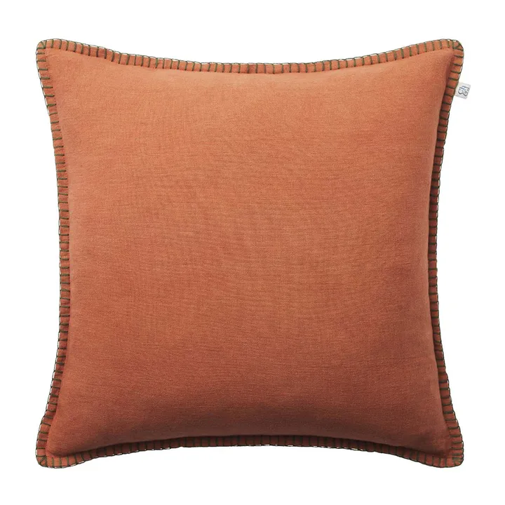 Arun kuddfodral 50x50 cm - Terracotta-forest green - Chhatwal & Jonsson
