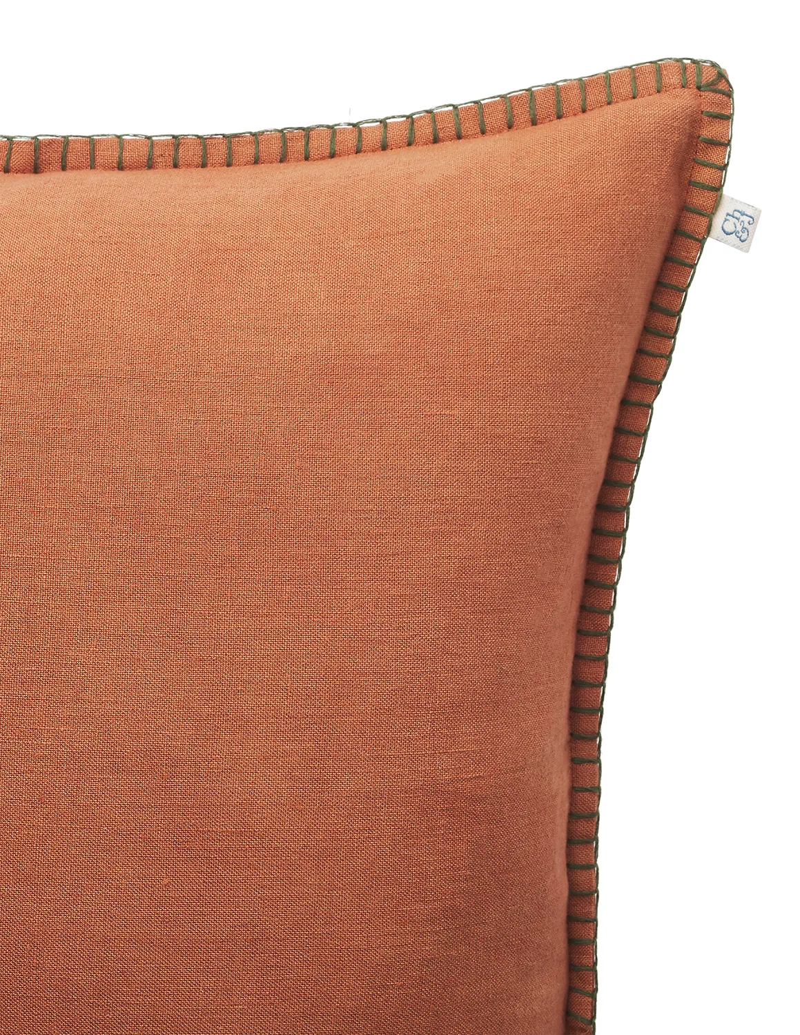 Arun kuddfodral 50x50 cm, Terracotta-forest green Chhatwal & Jonsson