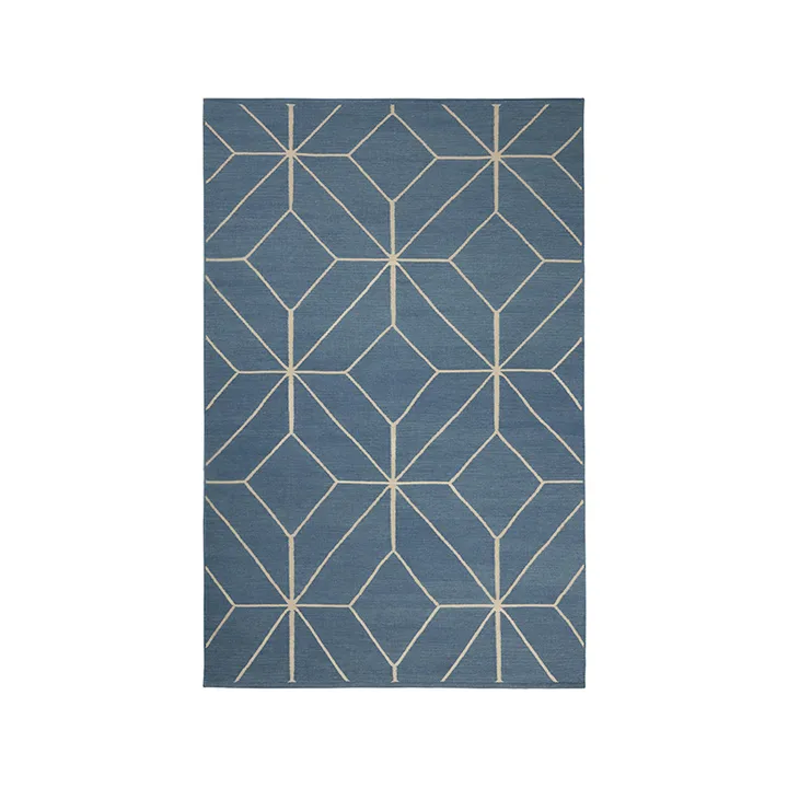 Ayur matta - heaven blue/offwhite, 180x270 cm - Chhatwal & Jonsson