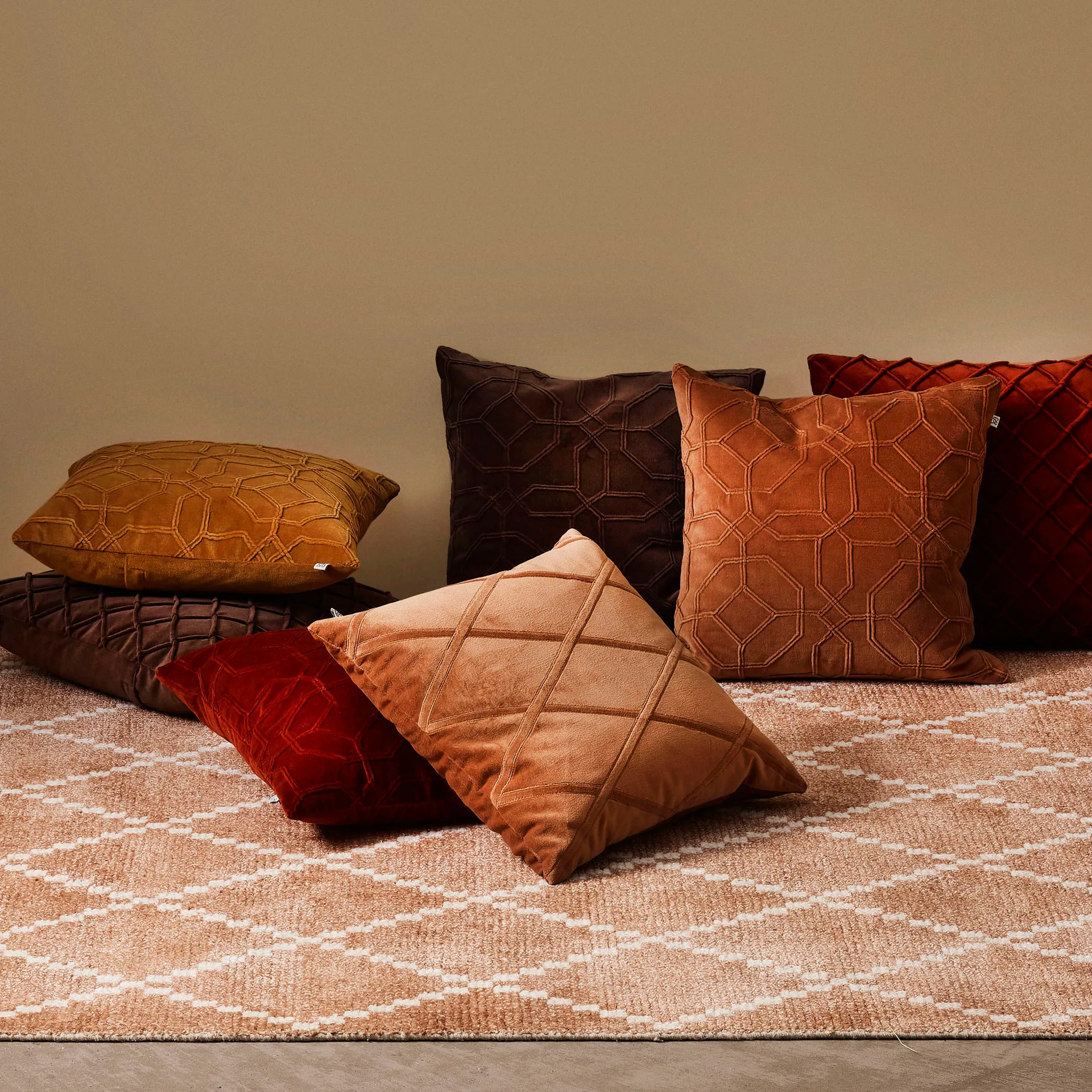 Deva kuddfodral 50x50 cm, Brown Chhatwal & Jonsson