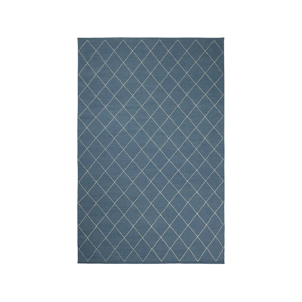 Diamond matta, Heaven blue/offwhite, 230x336 cm Chhatwal & Jonsson