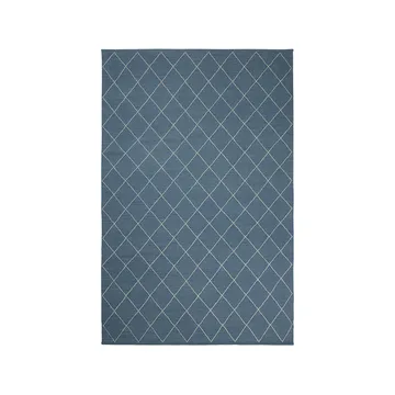 Diamond matta - Heaven blue/offwhite, 230x336 cm - Chhatwal & Jonsson
