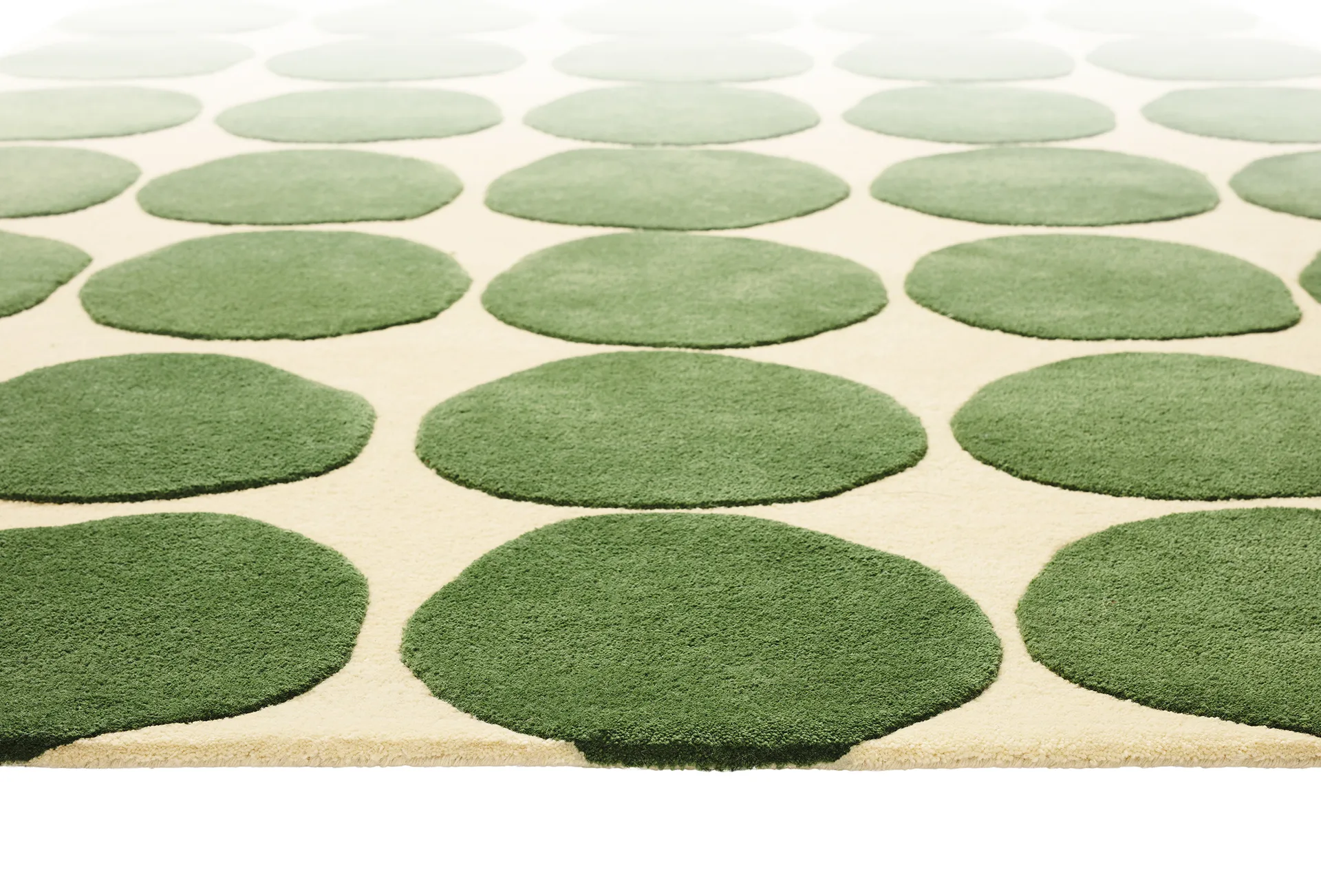 Dots matta, Khaki-cactus green 230x320 cm Chhatwal & Jonsson