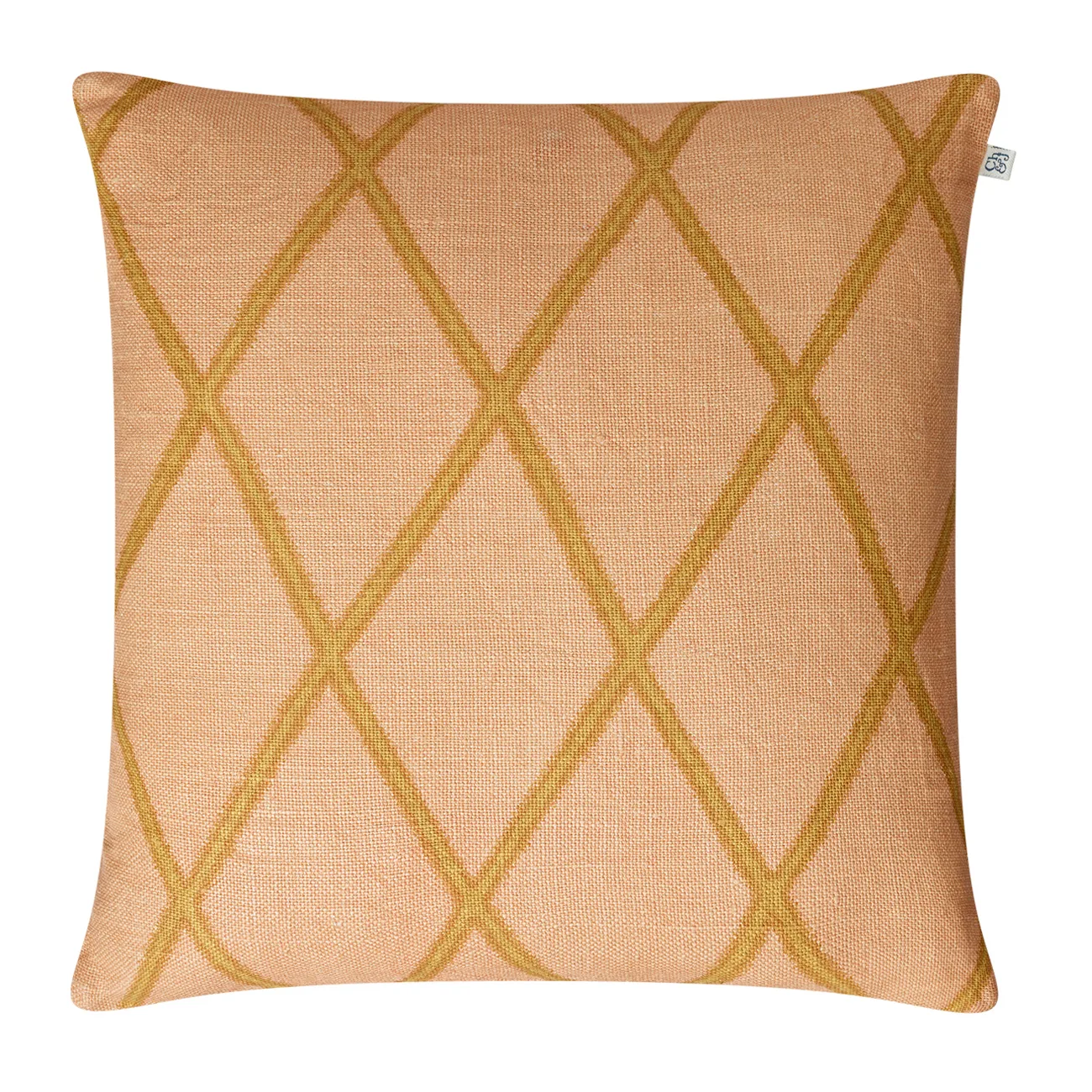 Ikat Orissa kuddfodral 50x50 cm, Rose-spicy yellow Chhatwal & Jonsson