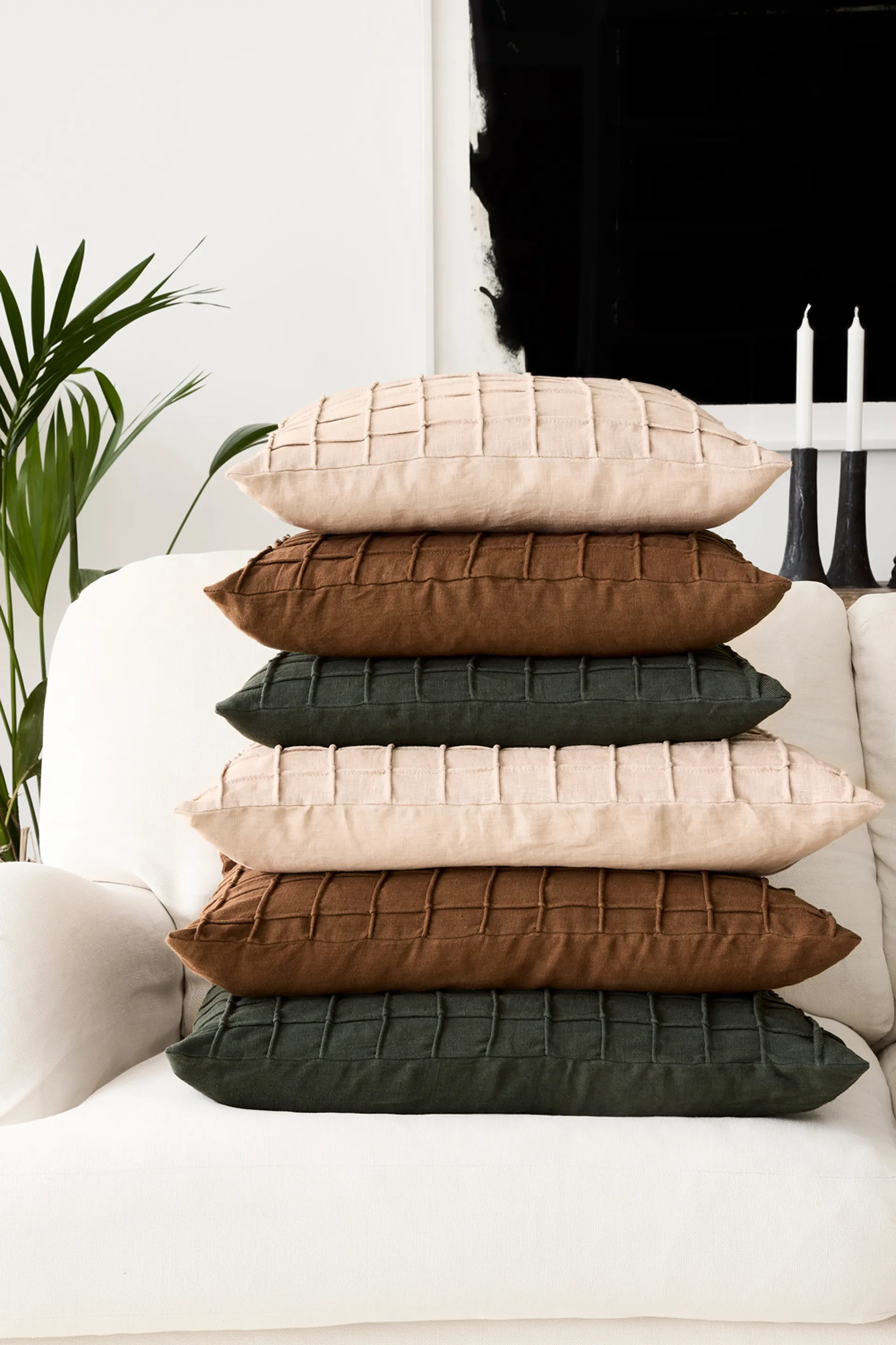 Jammu kuddfodral 50x50 cm, Forest Green Chhatwal & Jonsson