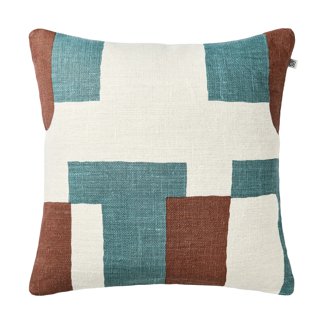 Jay kuddfodral, Terracotta-heaven blue, 50x50 cm Chhatwal & Jonsson
