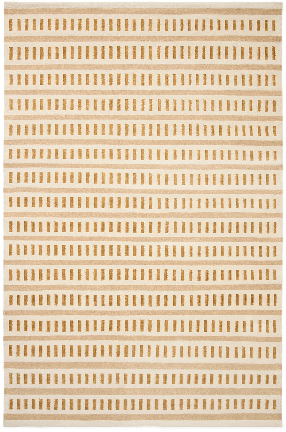 Ladakh ullmatta, Off white-beige-masala yellow, 180x270 cm Chhatwal & Jonsson