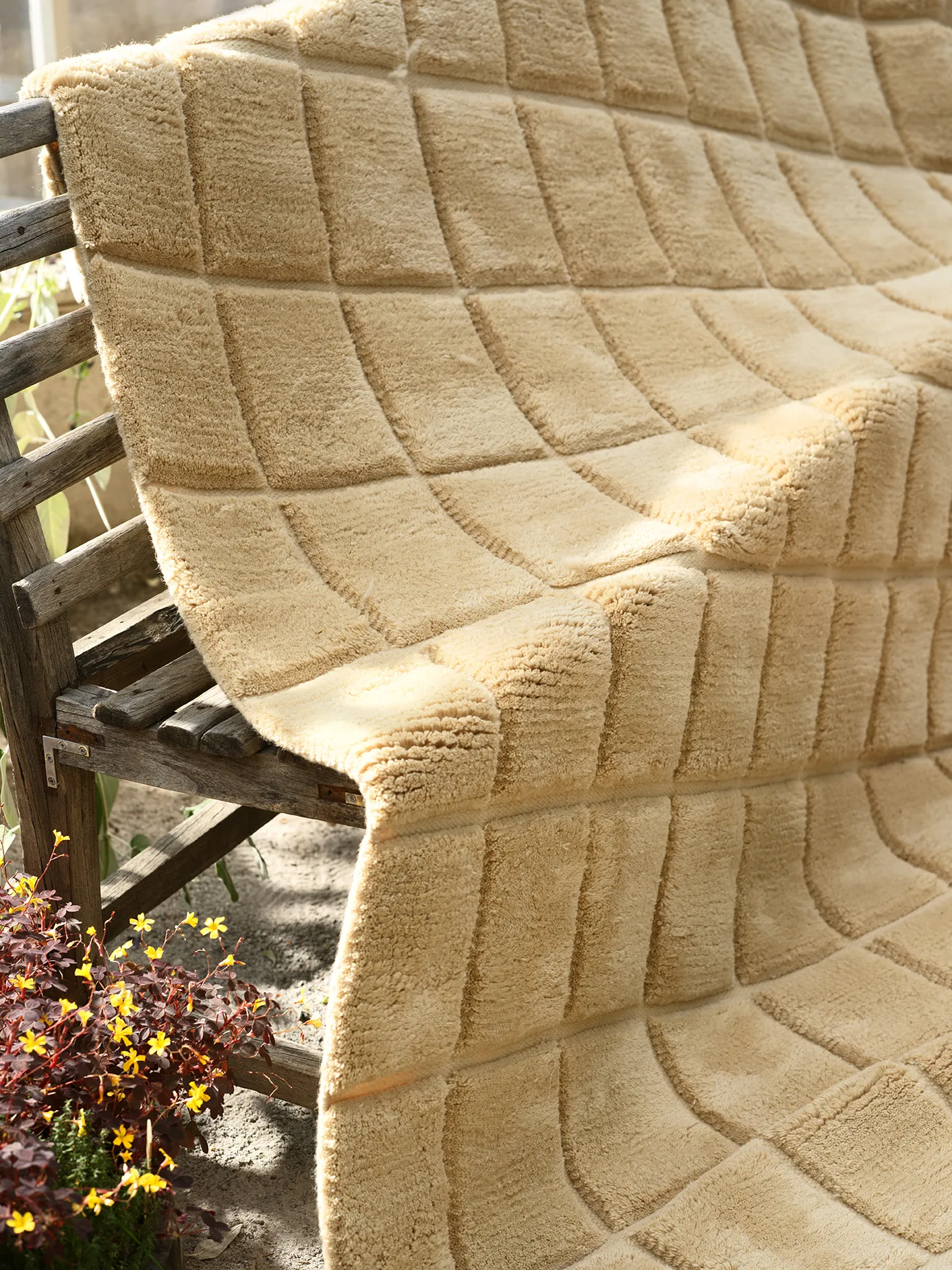 Loha matta 213x296 cm, Light Beige Chhatwal & Jonsson