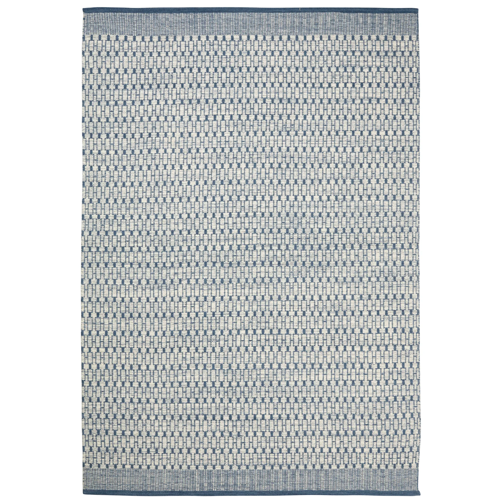 Mahi matta 170x240 cm, Off white-blue Chhatwal & Jonsson