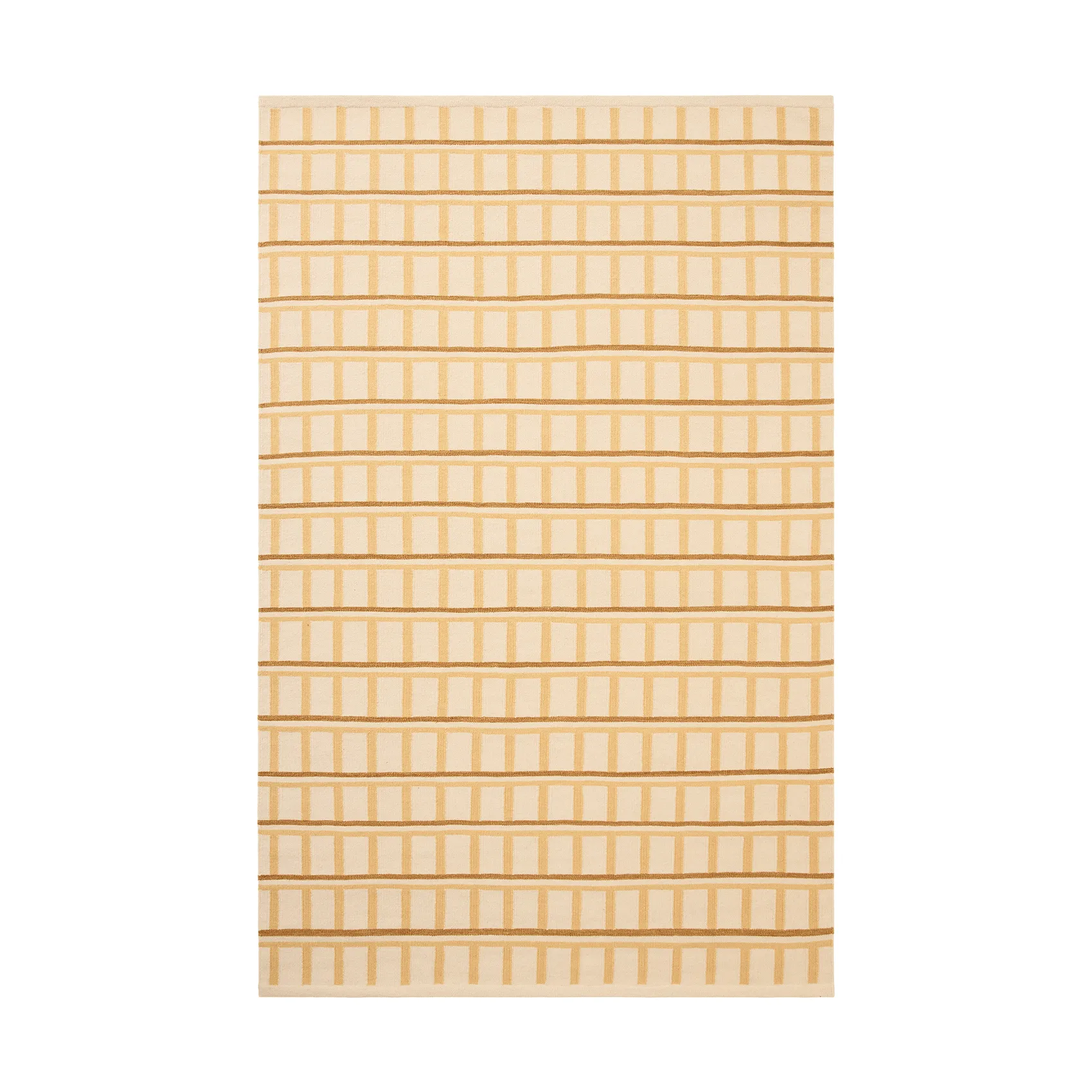 Mysore ullmatta, Off White-Masala Yellow-Yellow, 180x270 cm Chhatwal & Jonsson