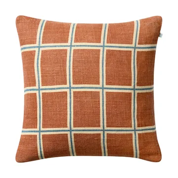Raha kuddfodral 50x50 cm - Apricot orange-heaven blue - Chhatwal & Jonsson