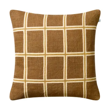 Raha kuddfodral 50x50 cm - Taupe-masala yellow - Chhatwal & Jonsson