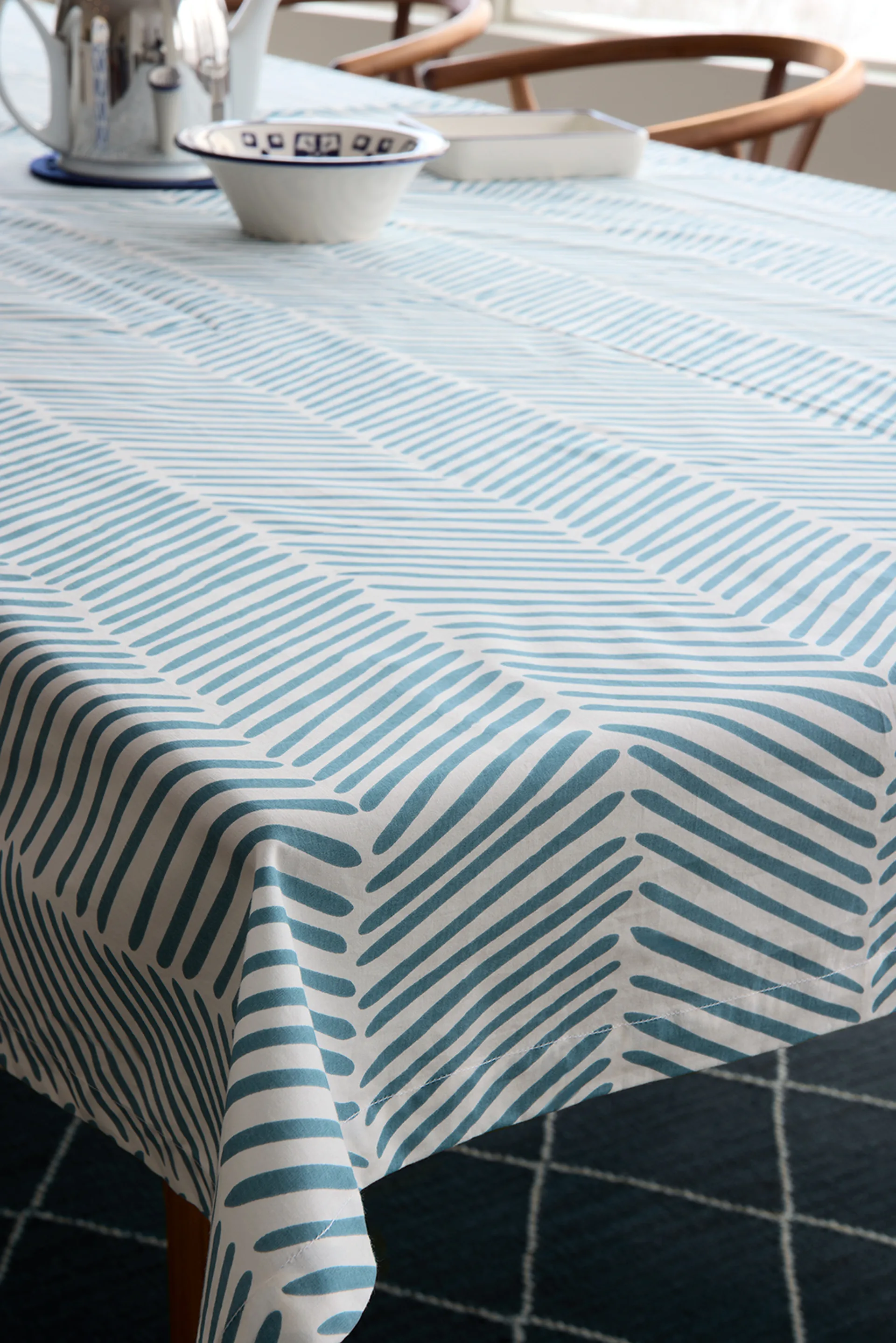 Rama bordsduk 150x350 cm, Heaven blue Chhatwal & Jonsson