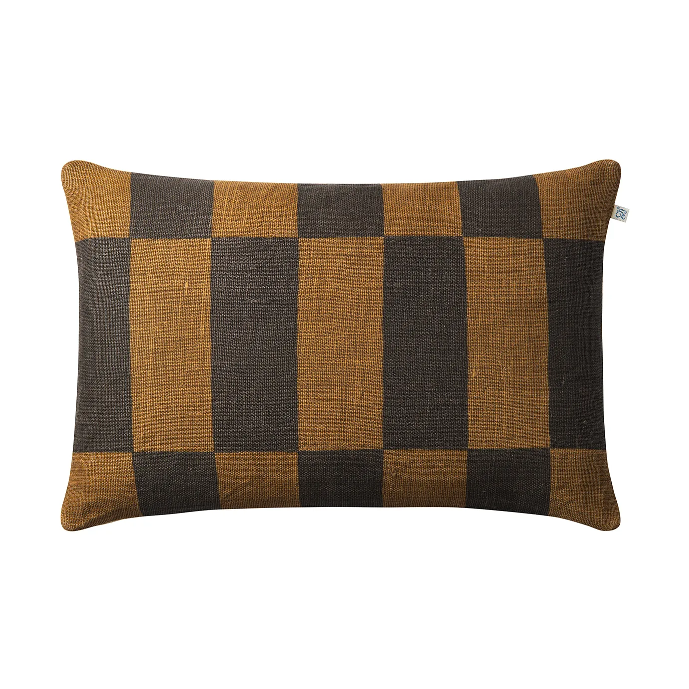 Samar kuddfodral 40x60 cm, Dark brown-taupe Chhatwal & Jonsson
