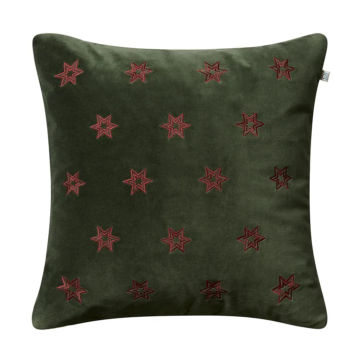 Star kuddfodral 50x50 cm - Forest green - Chhatwal & Jonsson