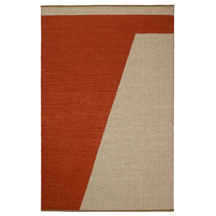 Una ullmatta 180x270 cm - Rust-beige-off white - Chhatwal & Jonsson