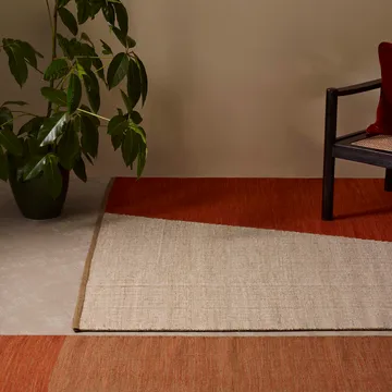 Una ullmatta 180x270 cm - Rust-beige-off white - Chhatwal & Jonsson