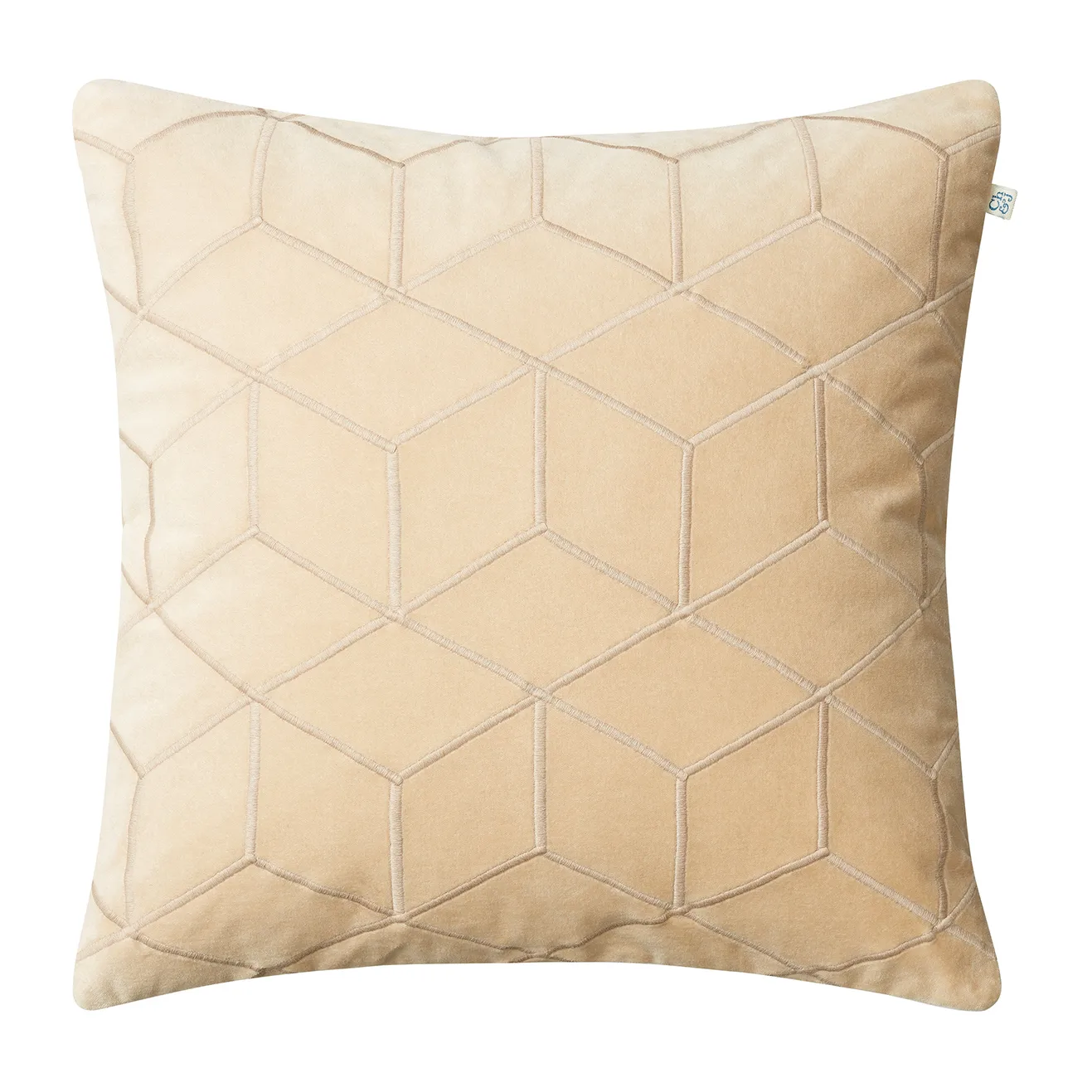 Vir kuddfodral 50x50 cm, Beige Chhatwal & Jonsson