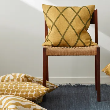 Zebra kuddfodral 50x50 cm - Spicy yellow - Chhatwal & Jonsson