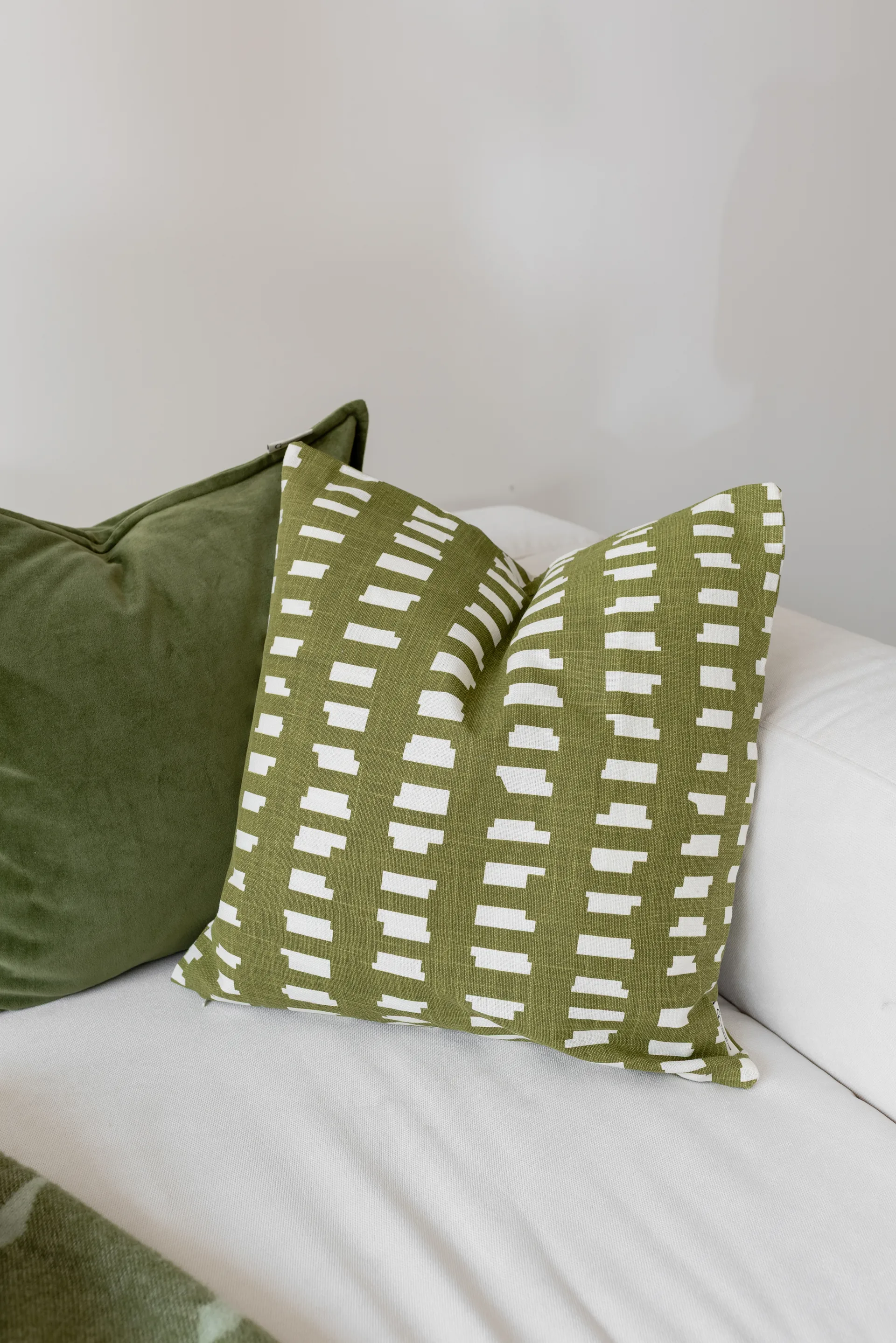Classic Velvet kuddfodral 50x50 cm, Green Classic Collection