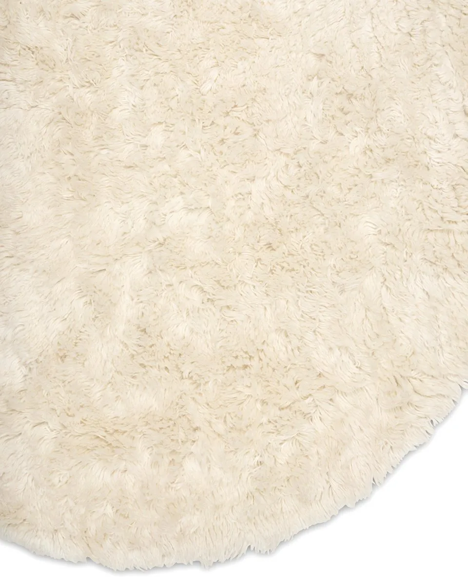 Cloudy ullmatta Ø160 cm, Naturvit Classic Collection