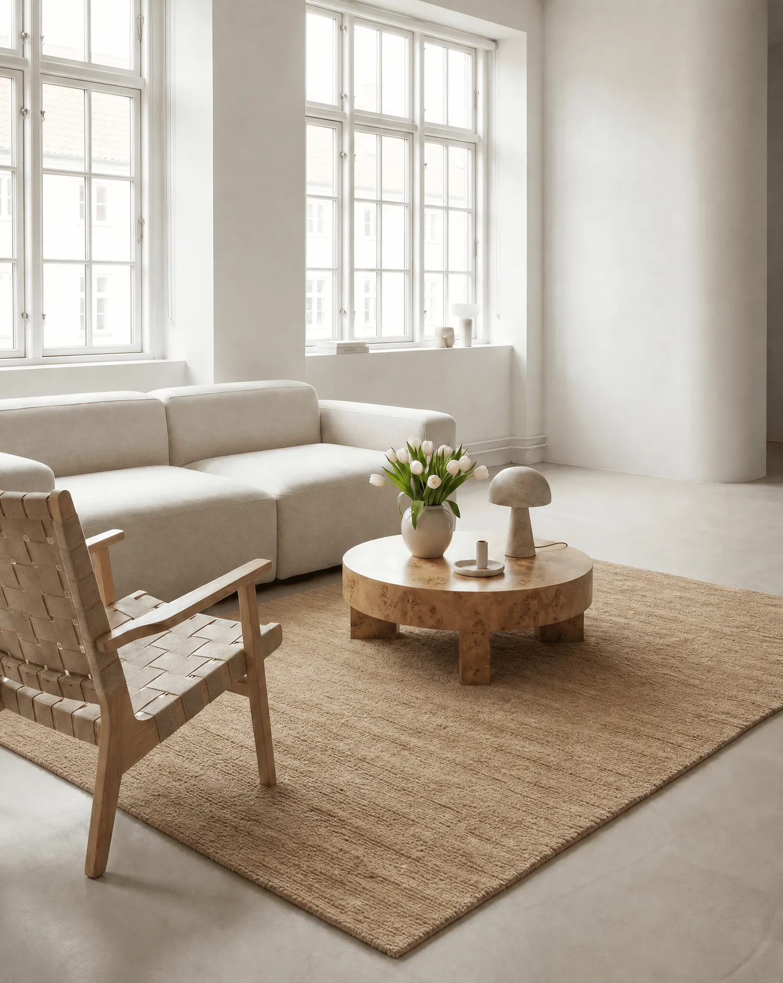 Dune ullmatta, Wheat, 250x350 cm Classic Collection