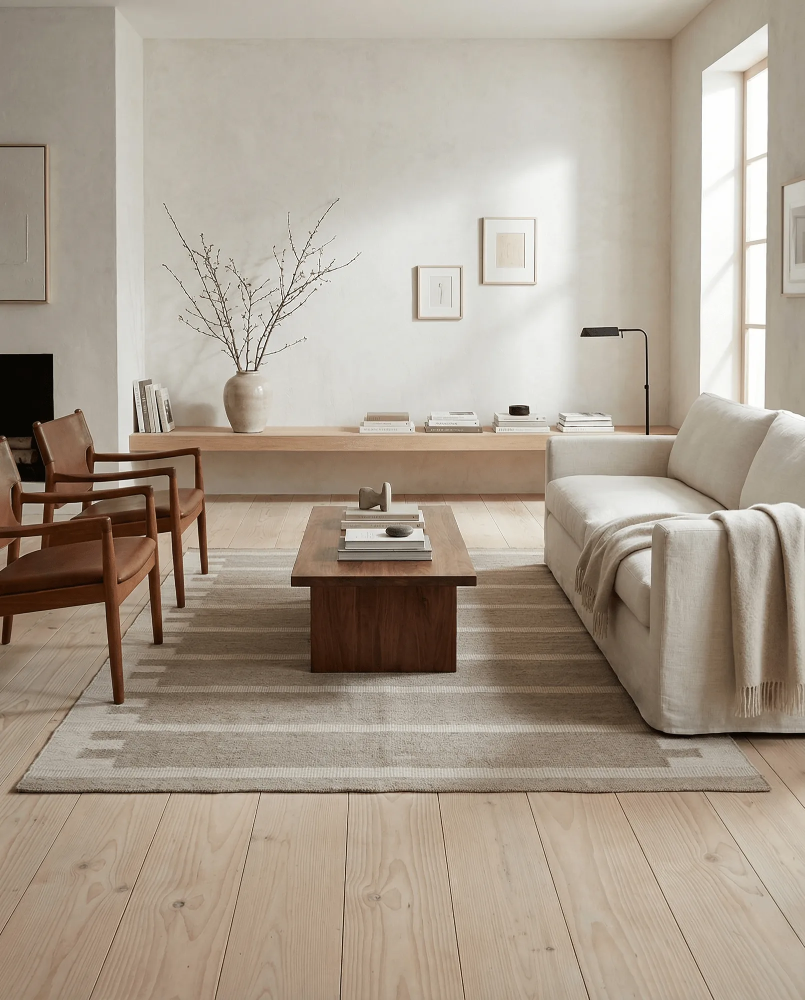 Falsterbo ullmatta, Beige, 170x230 cm Classic Collection