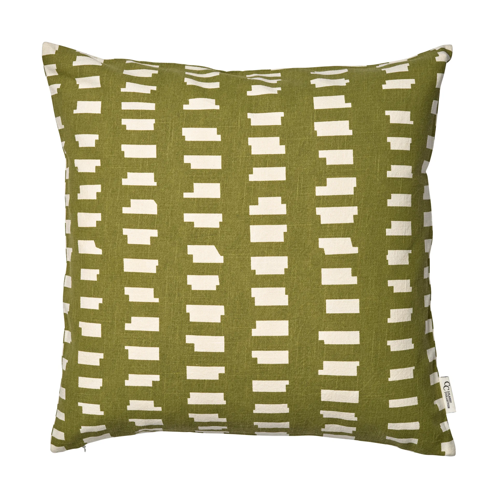 Ikat Block kuddfodral 50x50 cm, Grön Classic Collection