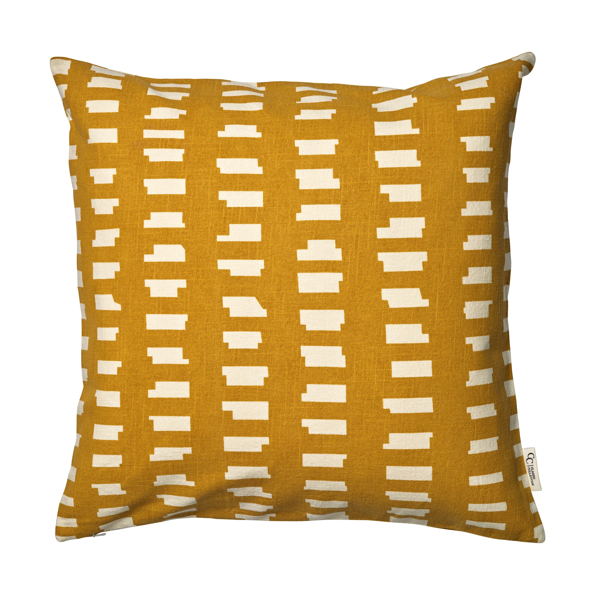 Ikat Block kuddfodral 50x50 cm, Yellow Classic Collection