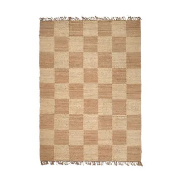 Jute Squares matta - Natural, 170x230 cm - Classic Collection