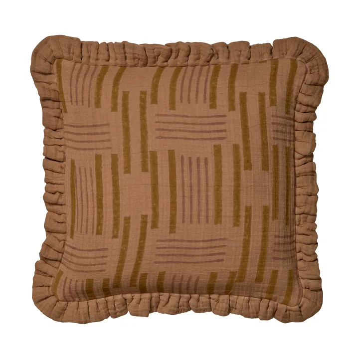 Lines kuddfodral 50x50 cm - Amber - Classic Collection