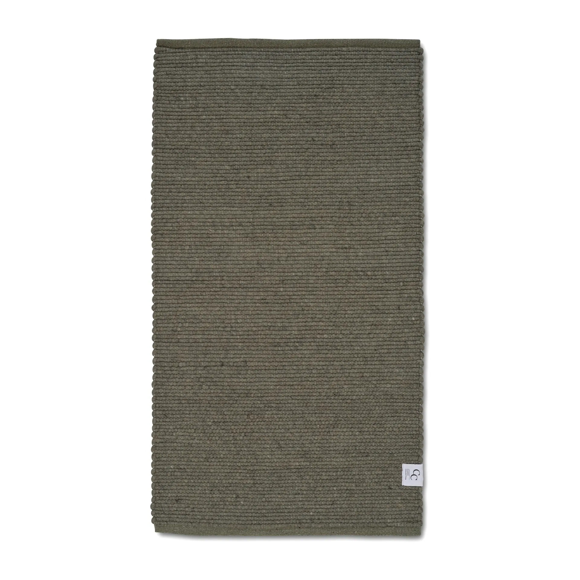Merino gångmatta, Dark green, 80x150 cm Classic Collection