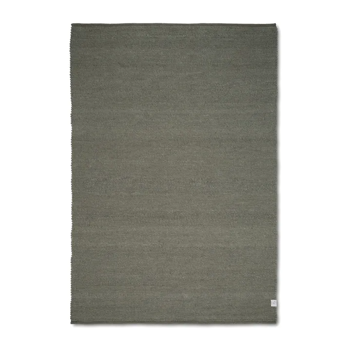 Merino ullmatta 200x300 cm - Mörkgrön - Classic Collection