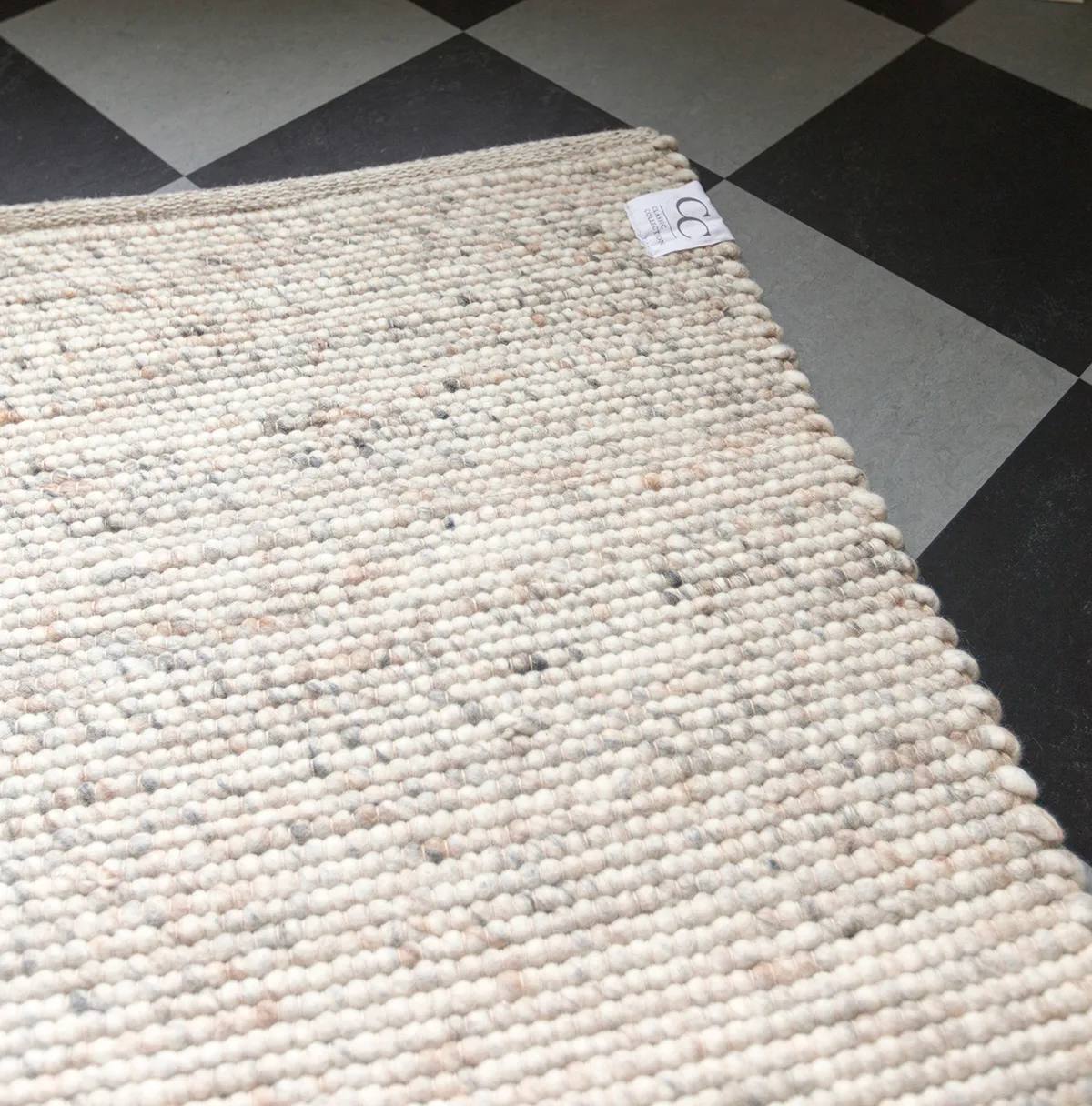 Merino ullmatta, Oat, 200x300 cm Classic Collection