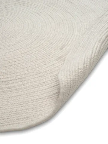 Merino ullmatta rund Ø240 cm - White - Classic Collection