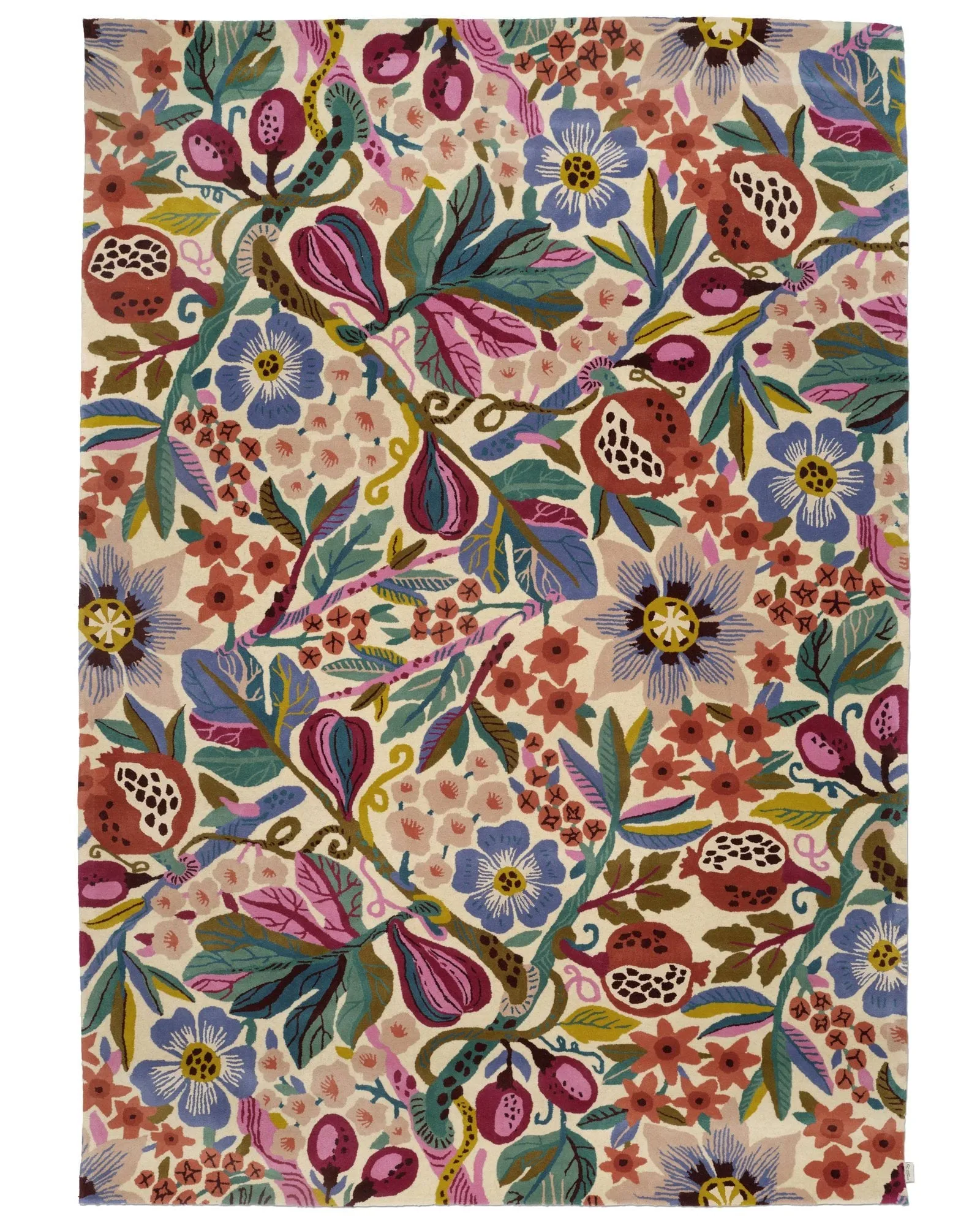 Pomegranate matta, Vit-multi, 200x300 cm Classic Collection