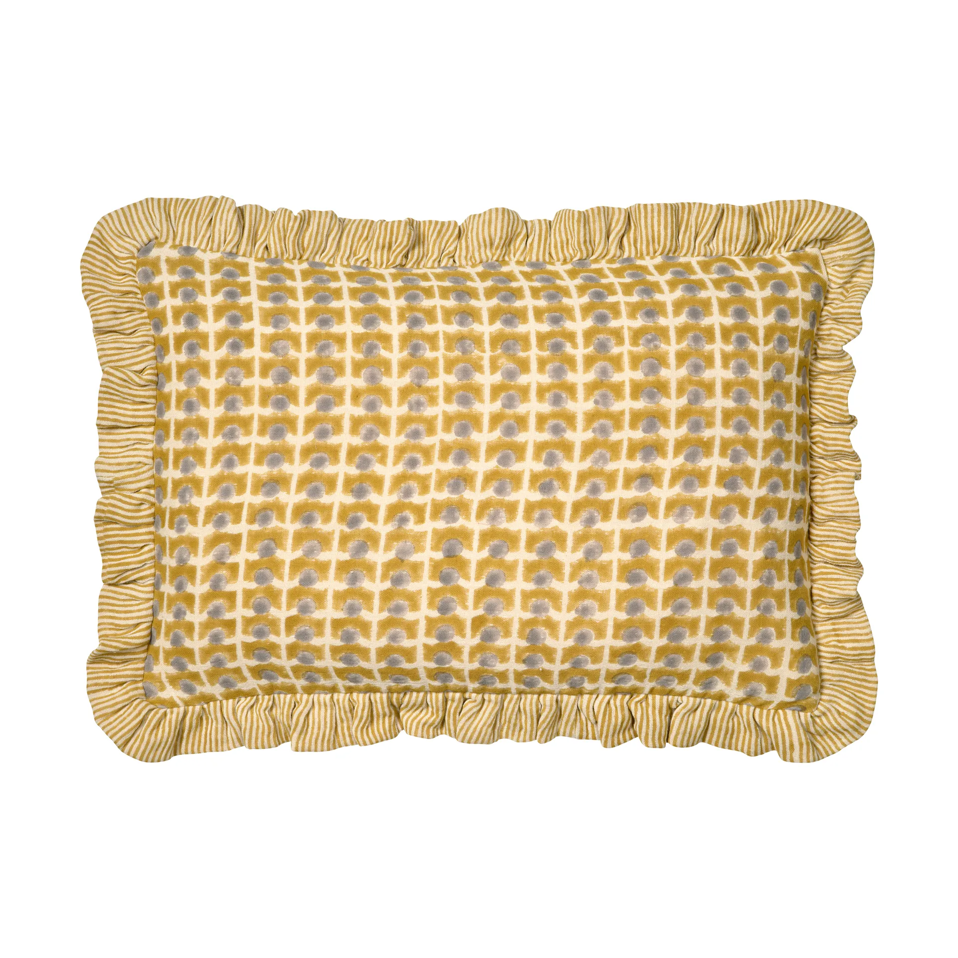 Ripple kuddfodral 40x60 cm, Gul Classic Collection