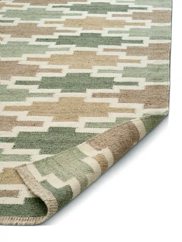 Röllakan Korsnäs matta - Grönbeige, 170x230 cm - Classic Collection