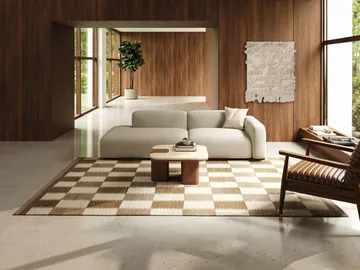 Röllakan Tagel matta - Beige, 250x350 cm - Classic Collection