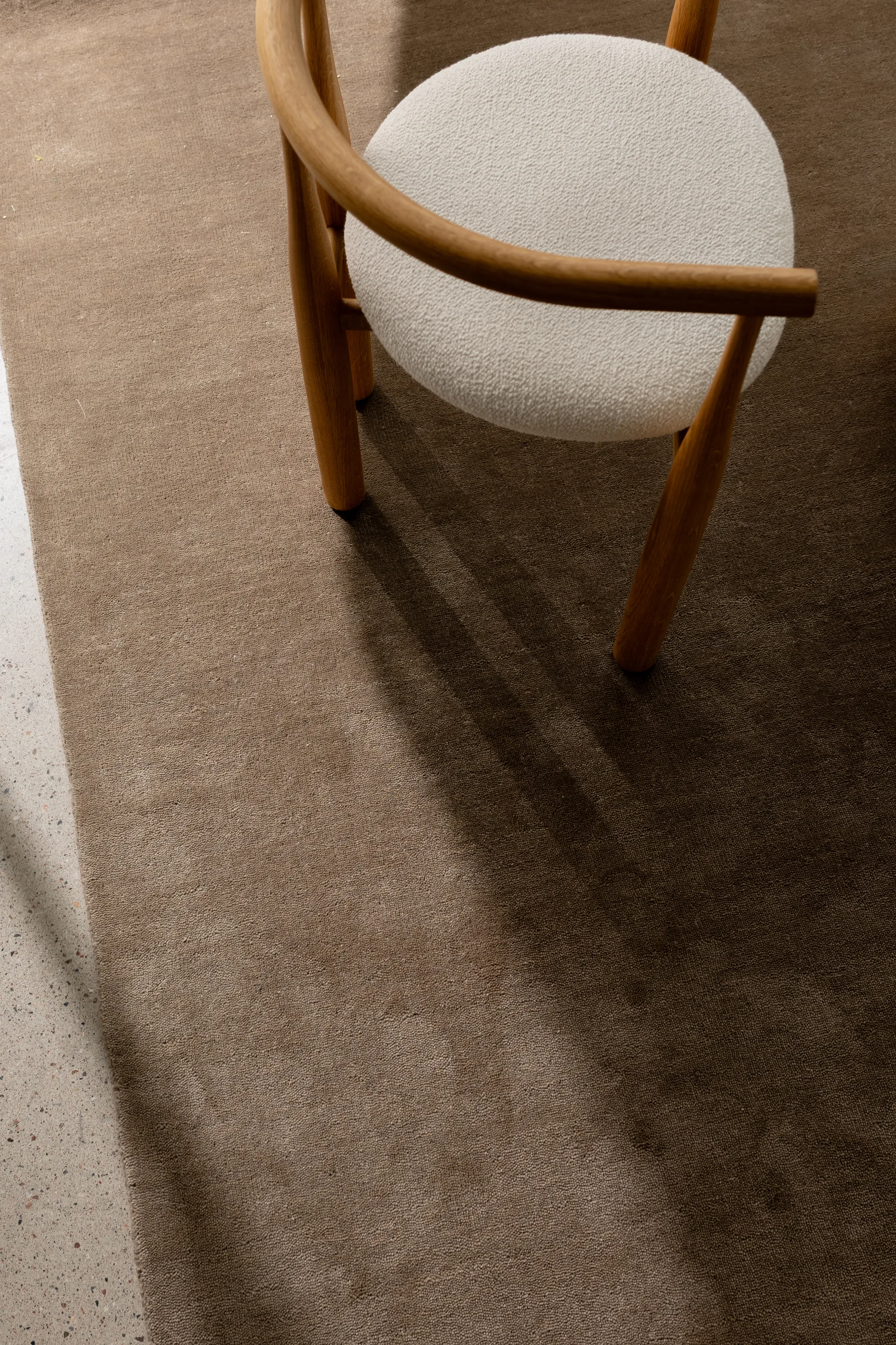 Solid matta, Brun, 170x230 cm Classic Collection