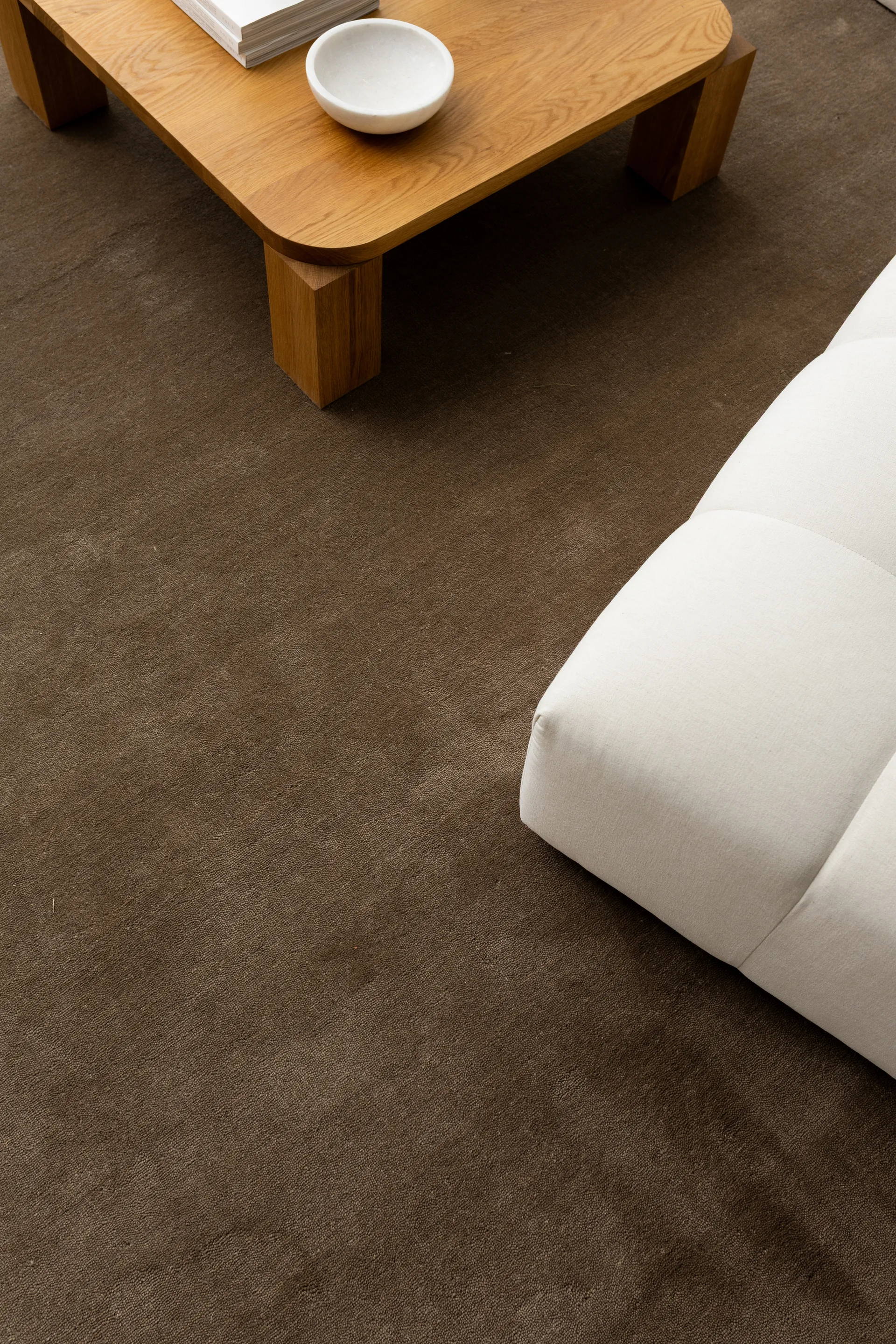 Solid matta, Brun, 170x230 cm Classic Collection