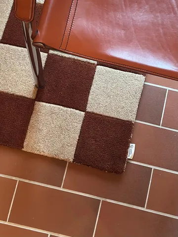 Square dörrmatta - Brown-natur, 60x90 cm - Classic Collection