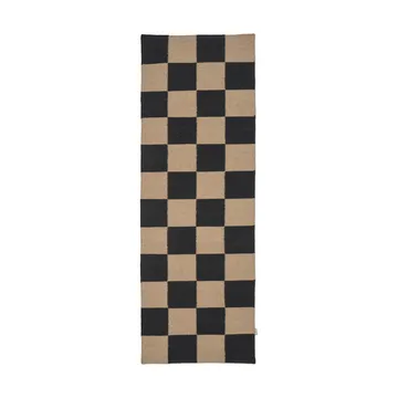 Square gångmatta - Svart-natur, 80x240 cm - Classic Collection