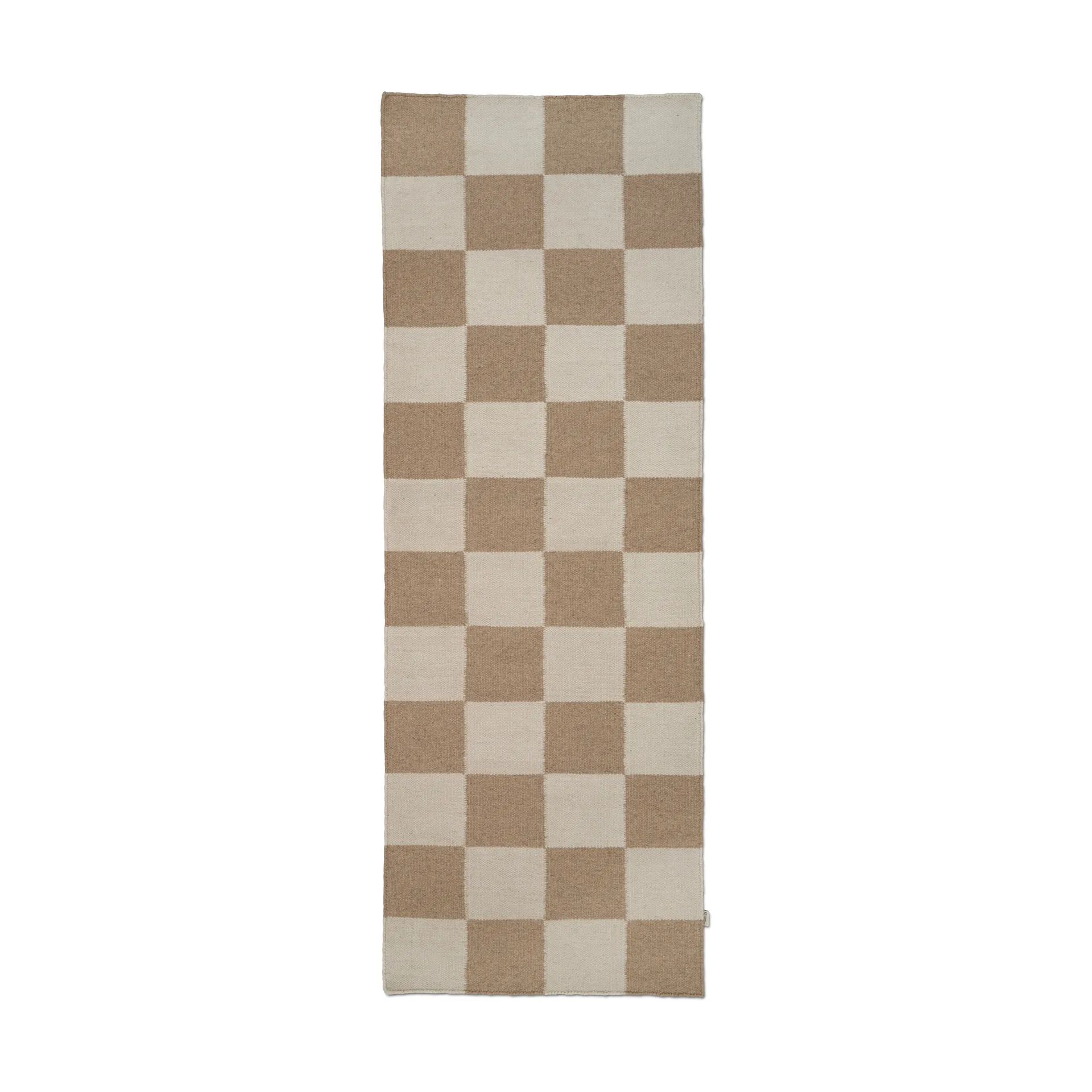 Square gångmatta, Vit-natur, 80x200 cm Classic Collection
