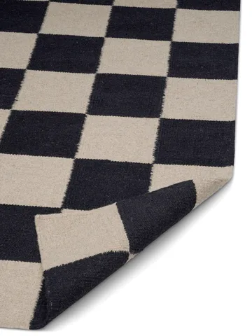Squares matta - Svart-beige, 170x230 cm - Classic Collection