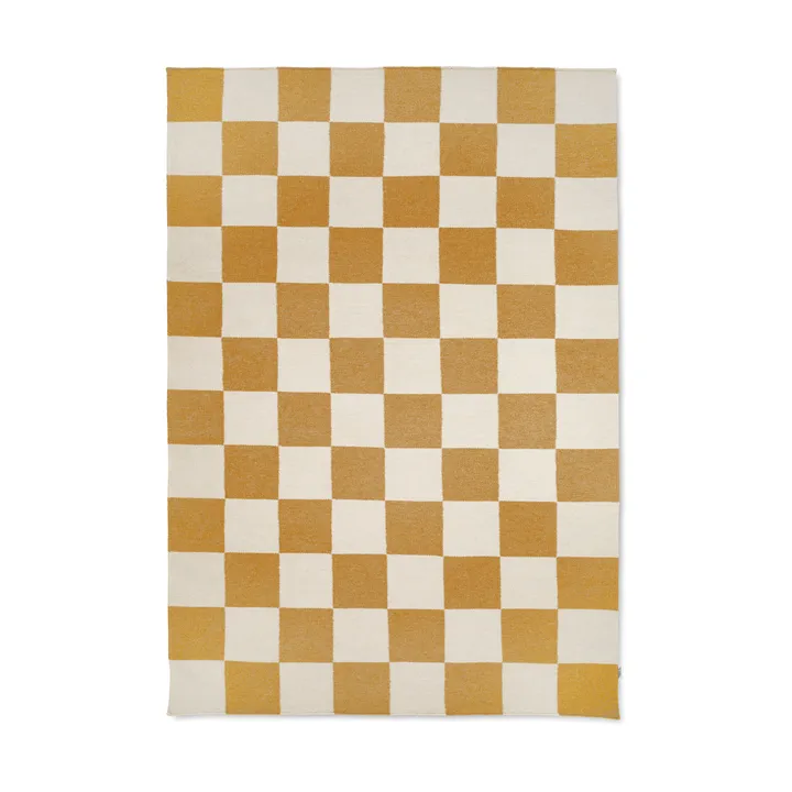 Squares matta - White-yellow, 200x300 cm - Classic Collection