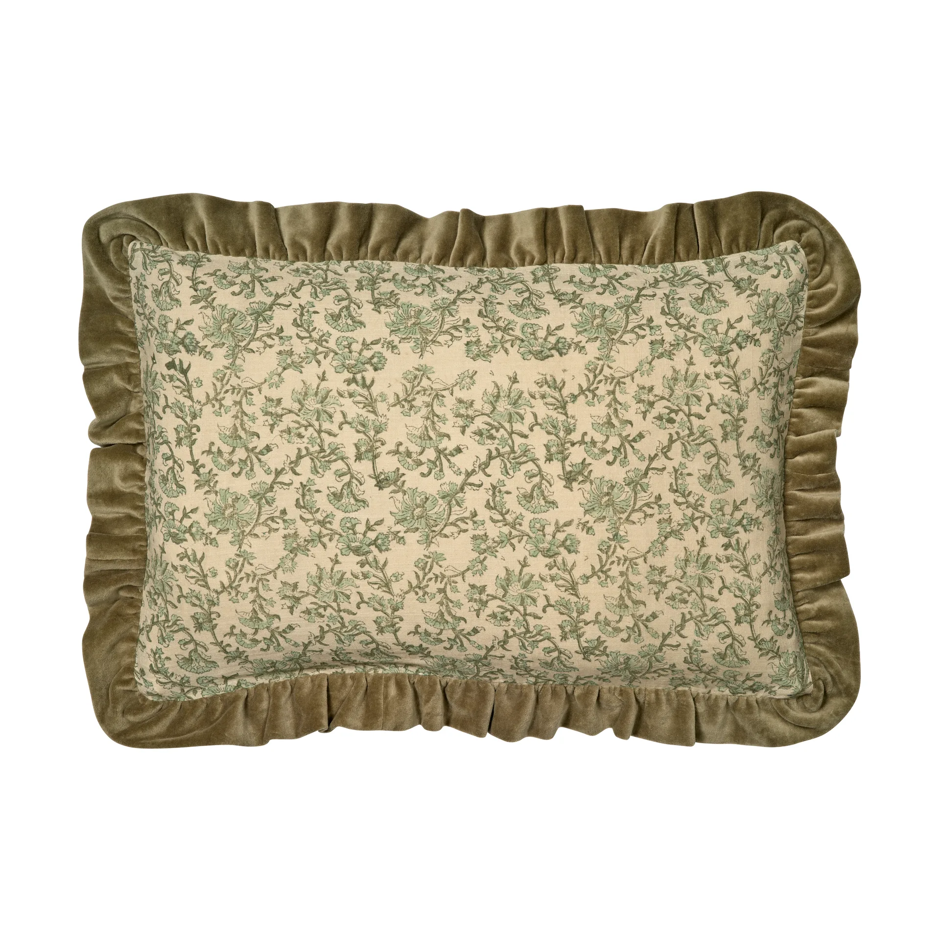 Tendril kuddfodral 60x40 cm, Grön Classic Collection